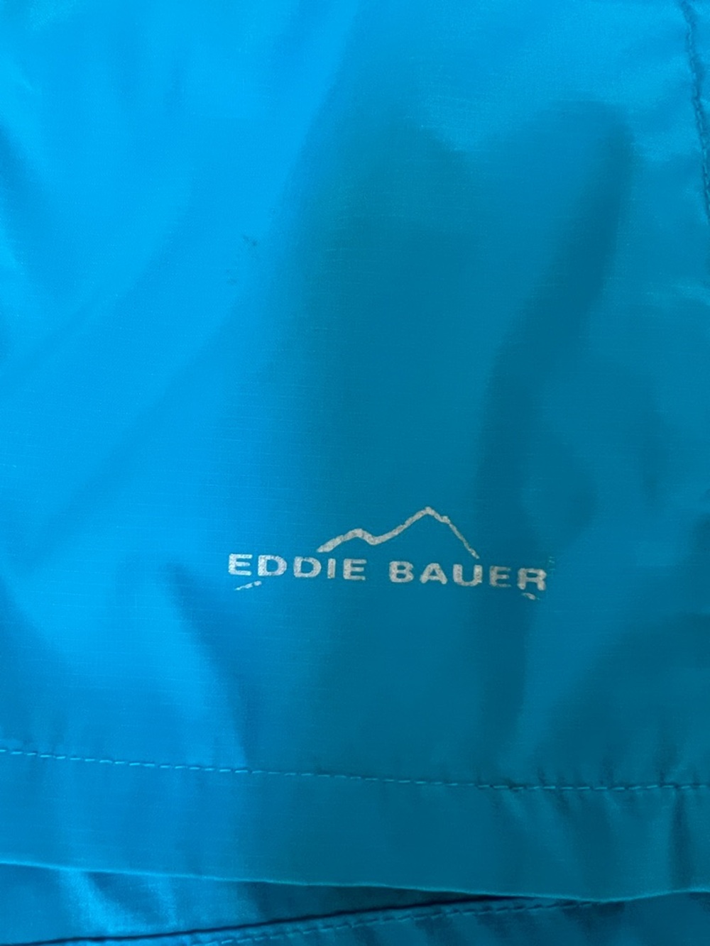 Eddie Bauer Women's Lightweight Teal Hooded Windbreaker Jacket S - Picture 11 of 13
